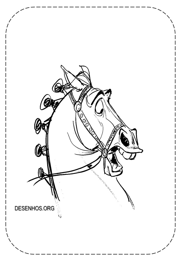 rapunzel para colorir 65