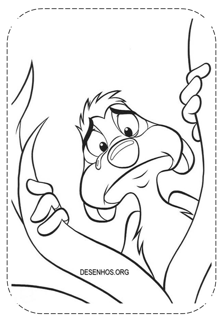 Rei Leão para colorir 165