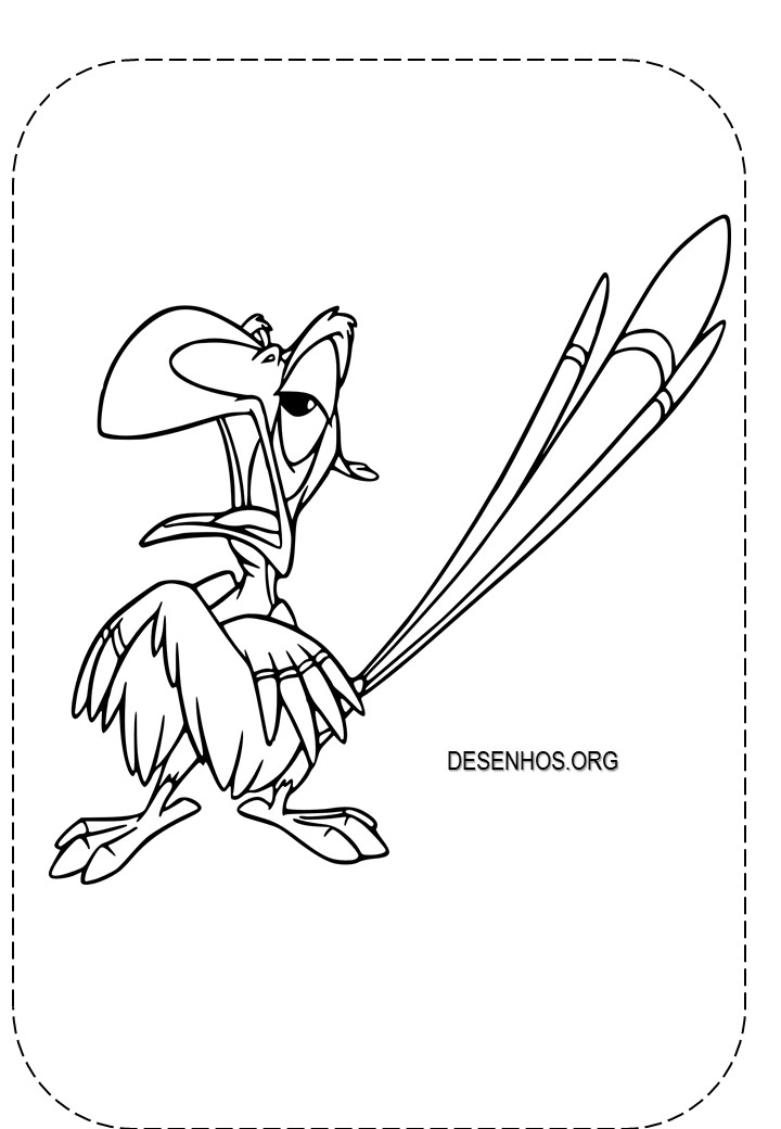 Rei Leão para colorir 175