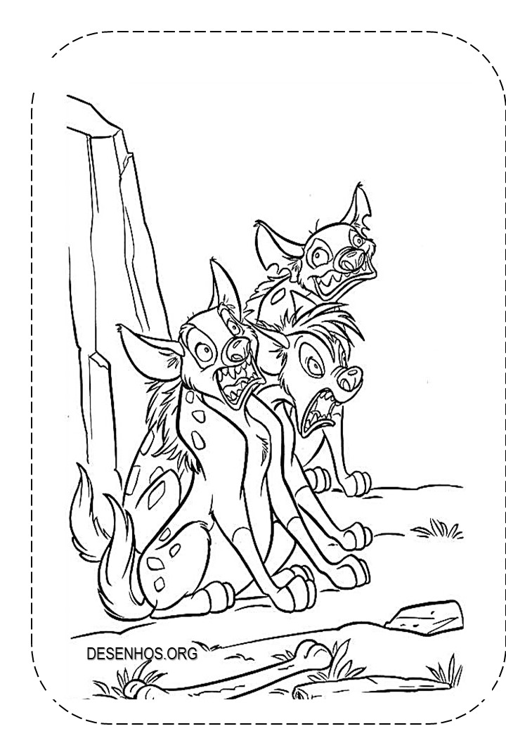 Rei Leão para colorir 80