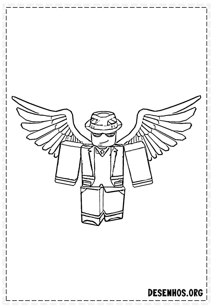roblox para colorir 23