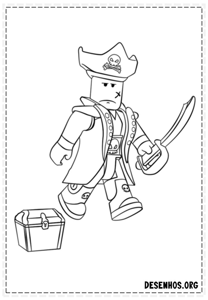roblox para colorir 31