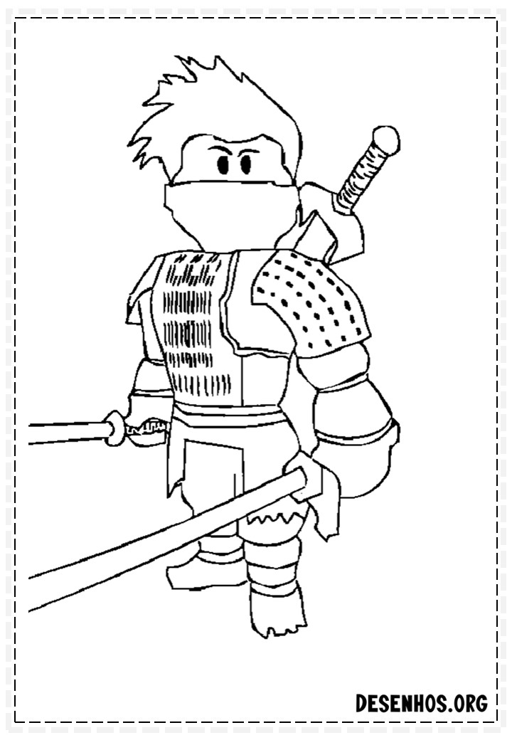 roblox para colorir 42