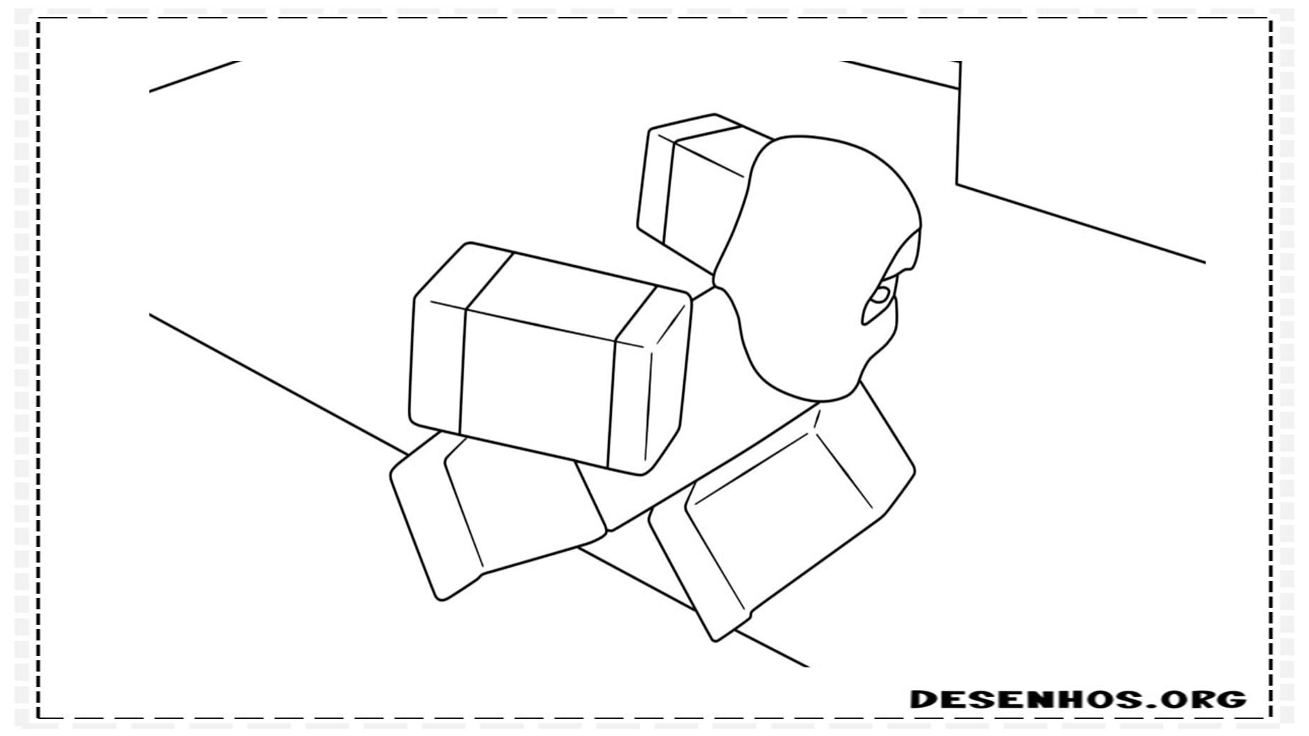 roblox para colorir 7
