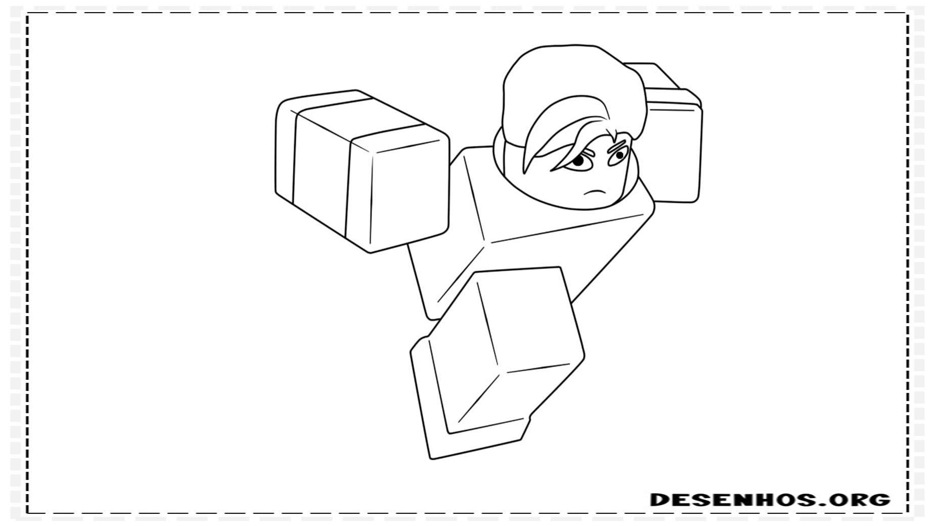 roblox para colorir 8