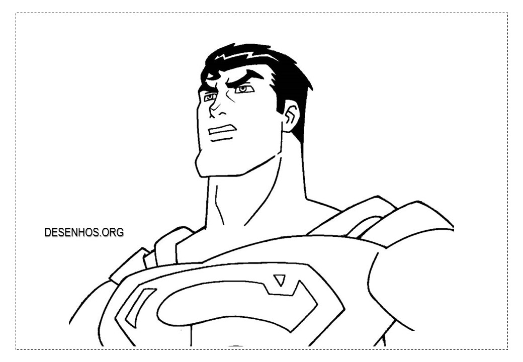 super homem para imprimir 13