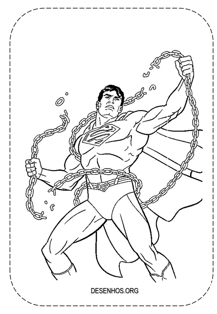 super homem para imprimir 20
