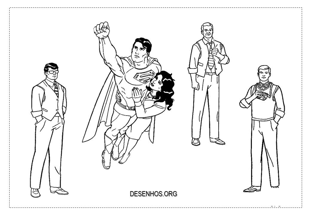 super homem para imprimir 31