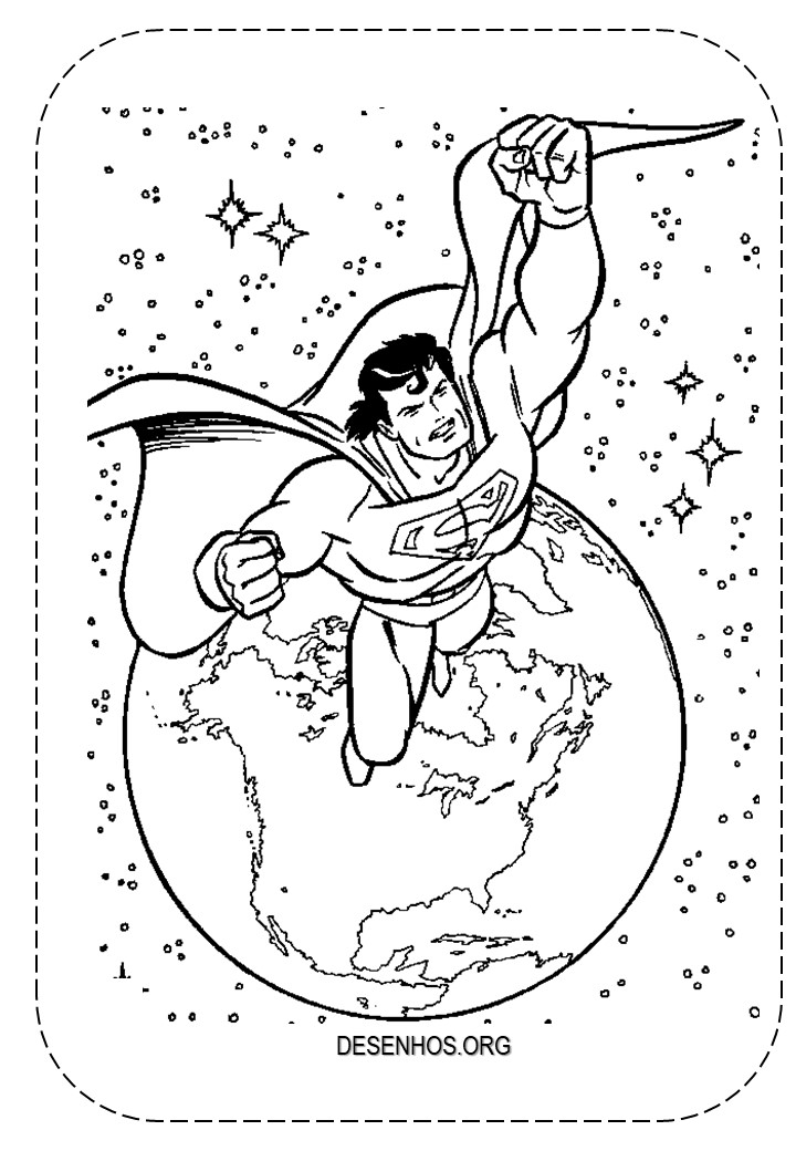 super homem para imprimir 37