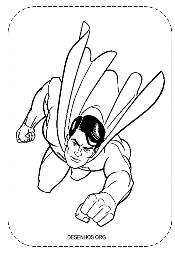 super homem para imprimir 67