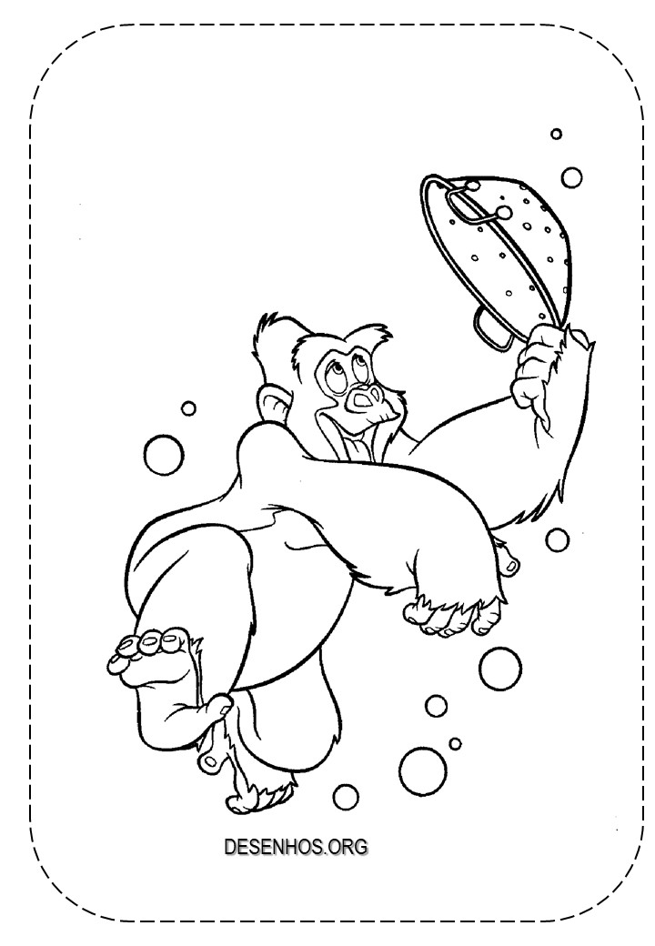 tarzan para colorir 10
