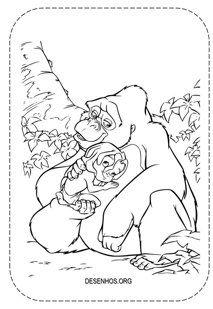tarzan para colorir 12 tarzan para colorir 12