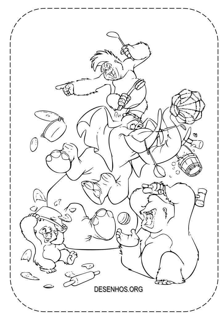 tarzan para colorir 19 tarzan para colorir 19