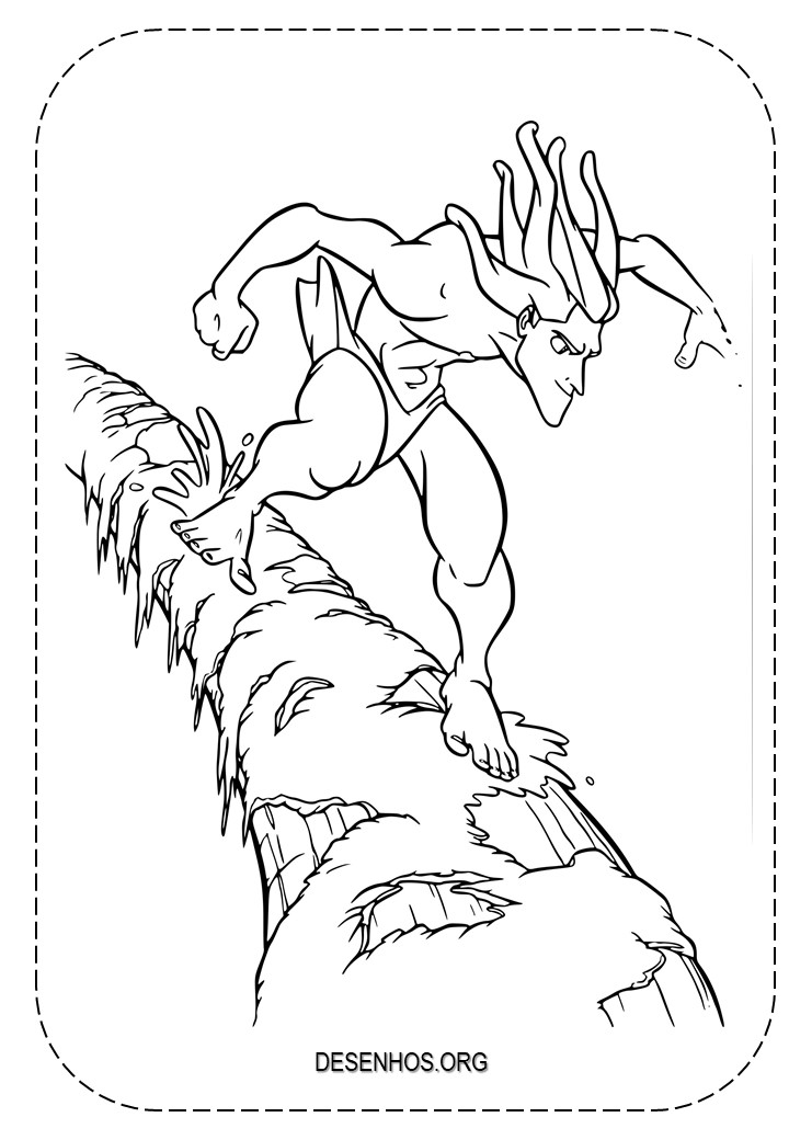 tarzan para colorir 24