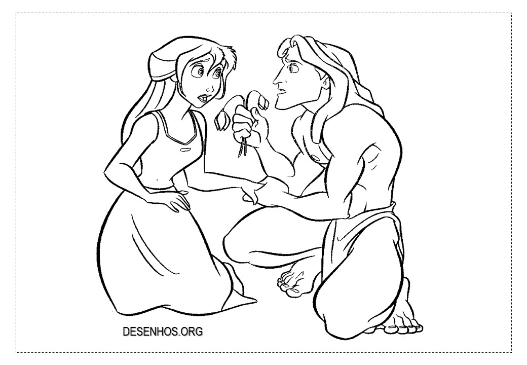 tarzan para colorir 8