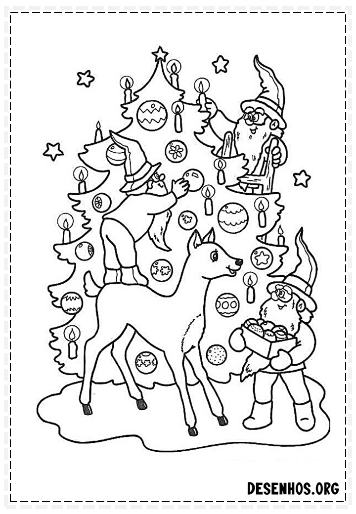 Natal para colorir 65