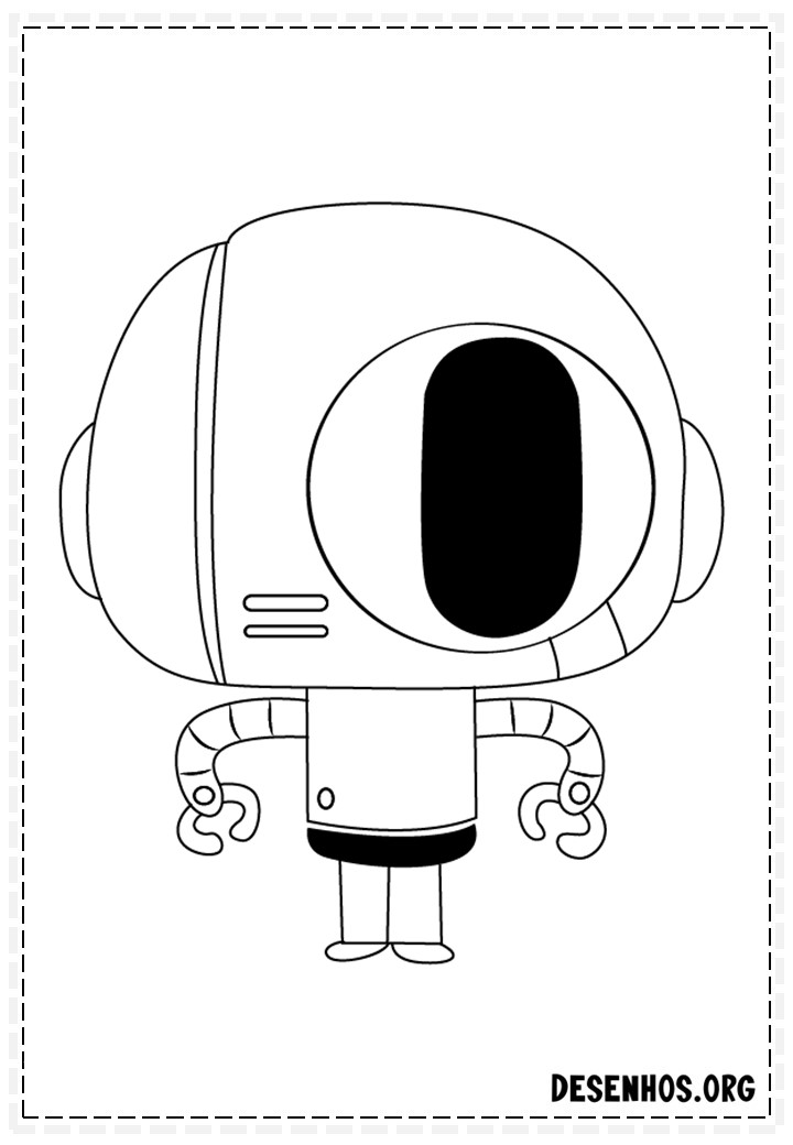 100 Desenhos do Incrível mundo de Gambull para colorir