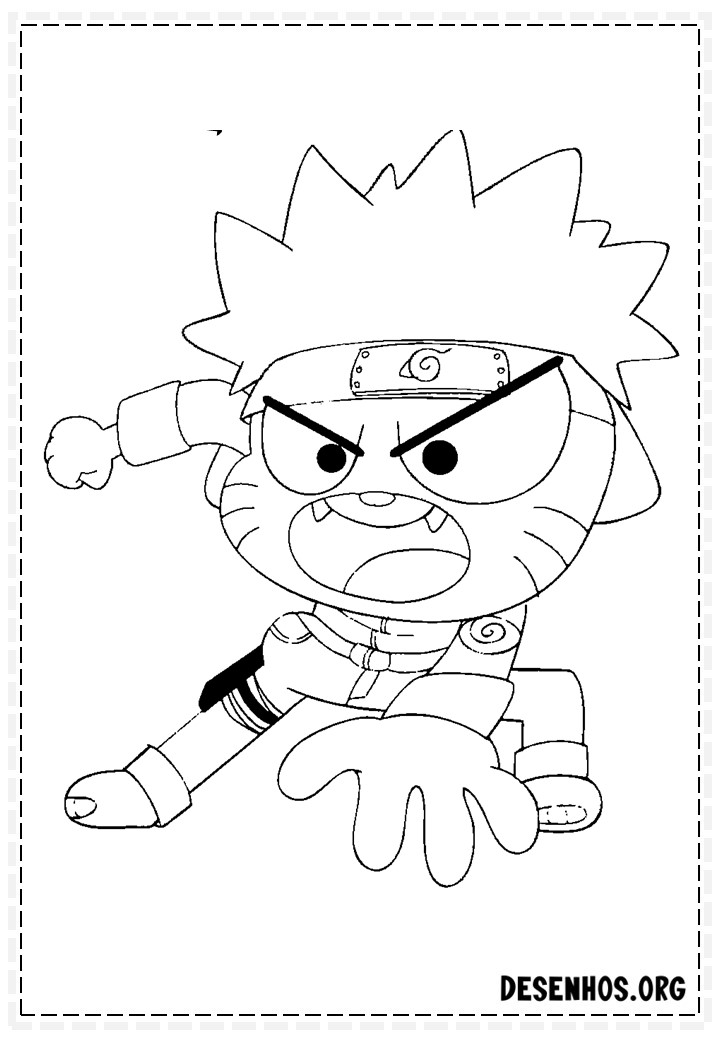100 Desenhos do Incrível mundo de Gambull para colorir