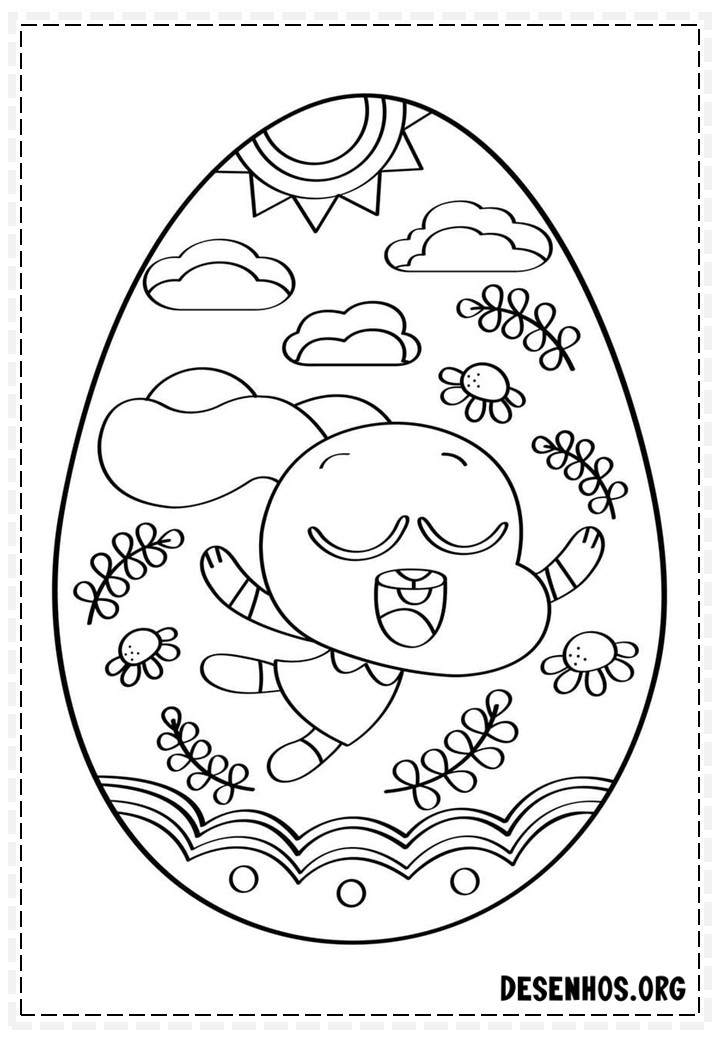 100 Desenhos do Incrível mundo de Gambull para colorir