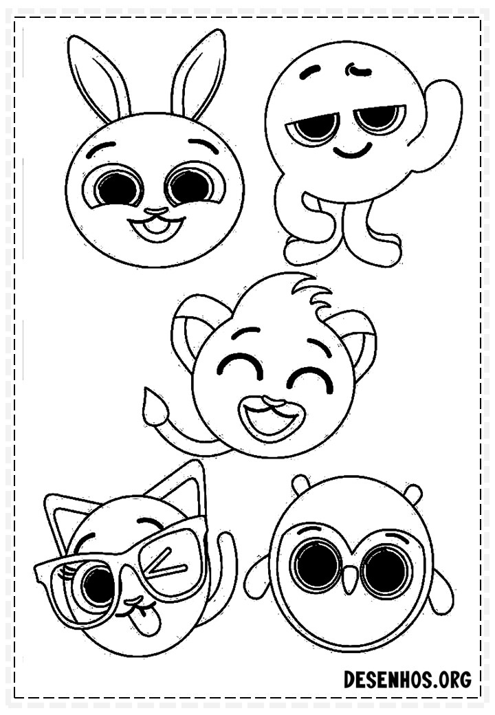 desenho bolofofos para colorir 17  Colorir, Desenhos para colorir, Desenhos