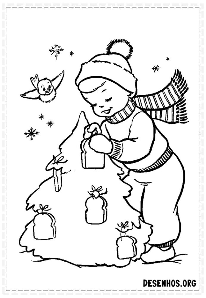 desenhos de natal para colorir 31