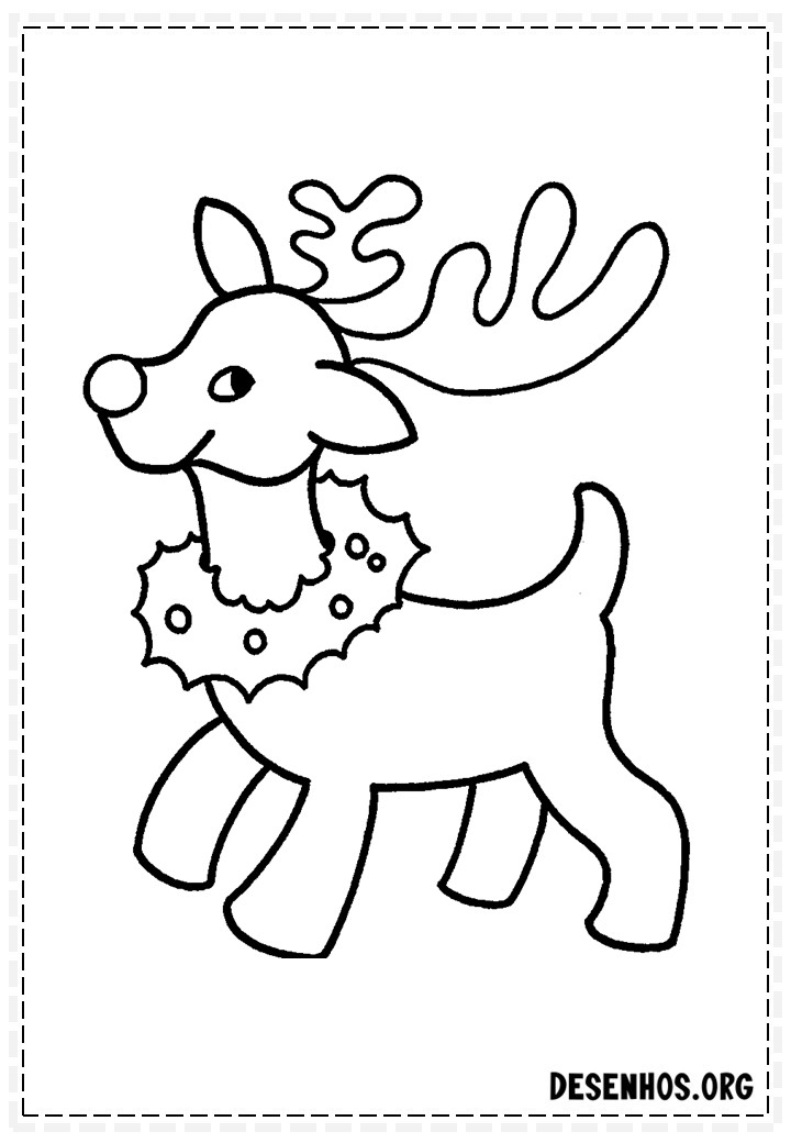 Mais de 100 Desenhos fofos de natal –  – Desenhos para Colorir