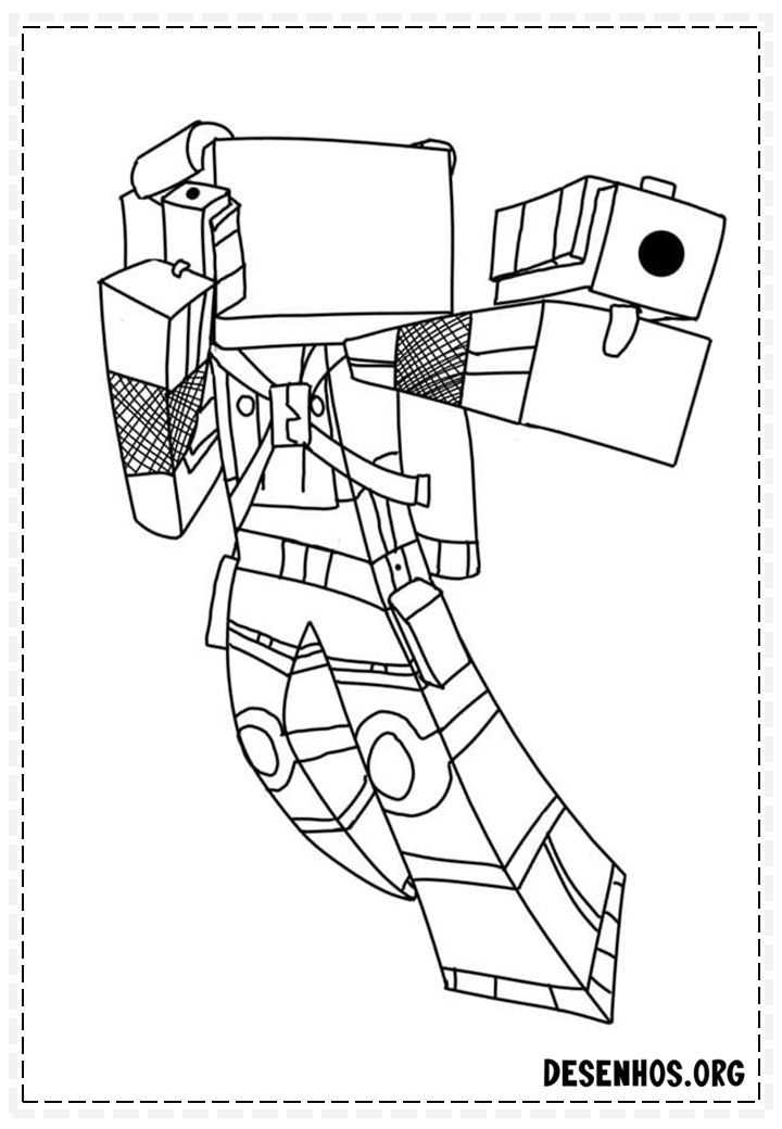 Mais de 70 Desenhos de Roblox para colorir