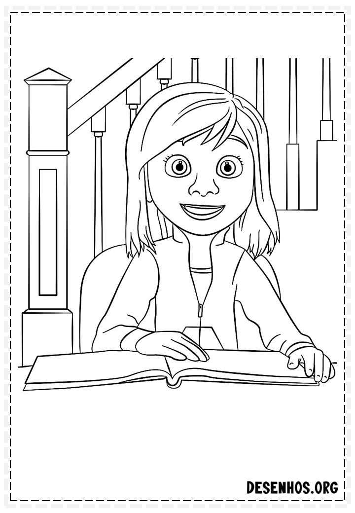 70 Desenhos Do Filme Divertidamente Da Disney para colorir