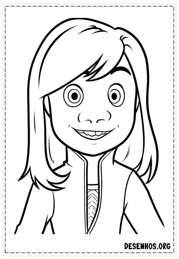70 Desenhos Do Filme Divertidamente Da Disney para colorir
