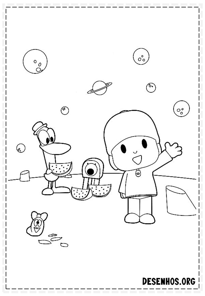 desenhos do pocoyo para colorir 41