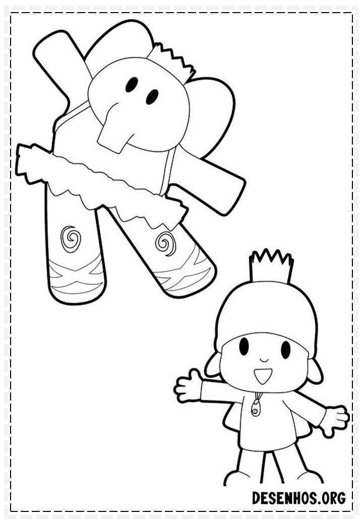 desenhos do pocoyo para colorir 56