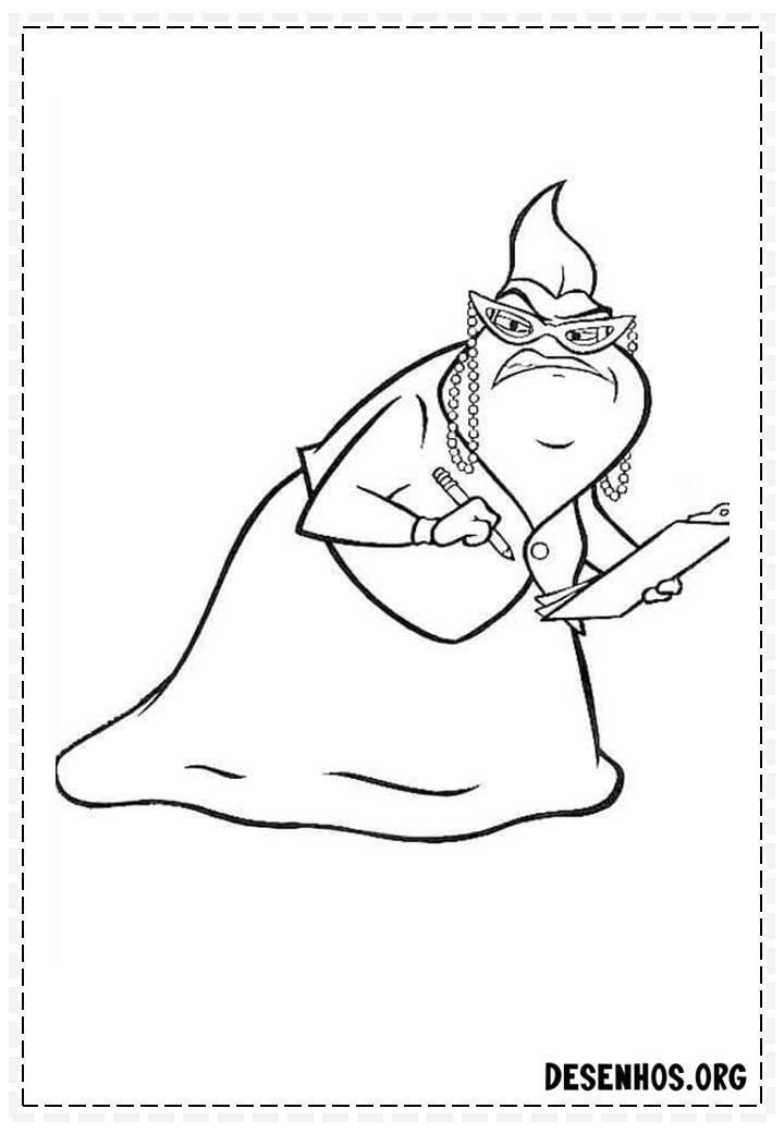 Mais de 100 Desenhos dos Monstros S.A para colorir