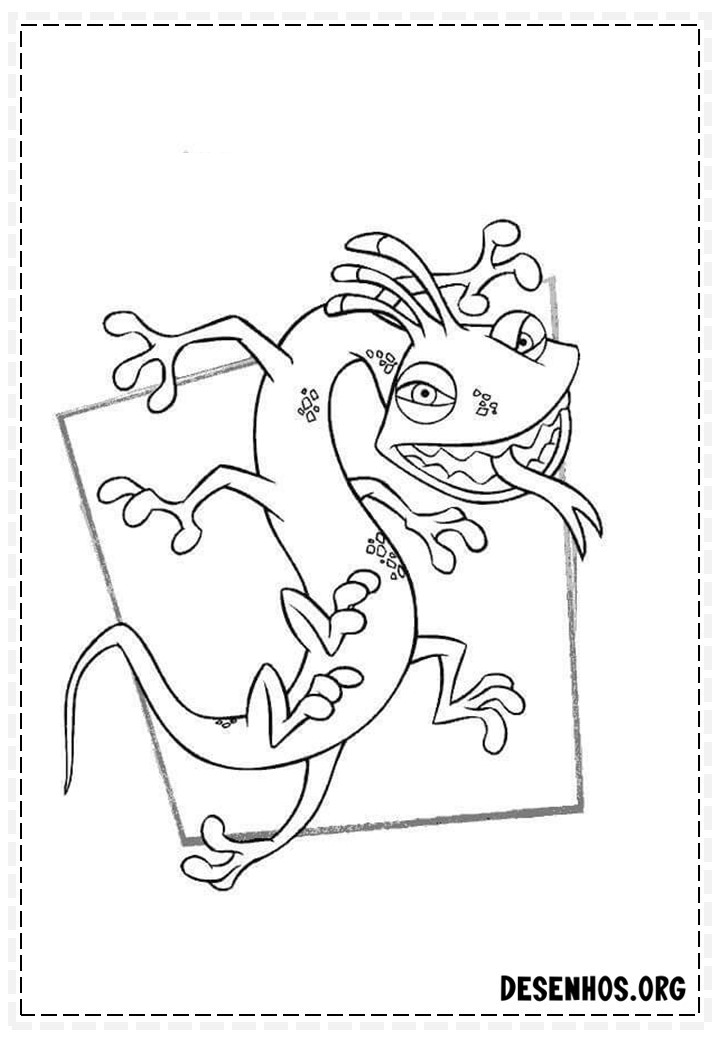 Mais de 100 Desenhos dos Monstros S.A para colorir
