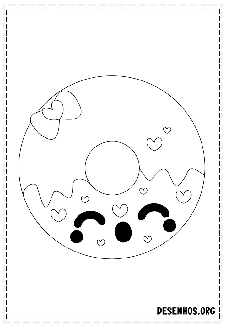 400 Desenhos Kawaii para colorir