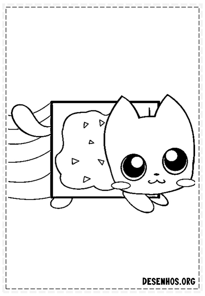 desenhos para colorir kawaii 109