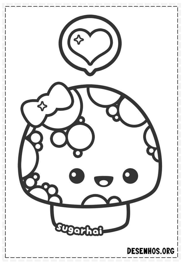 desenhos para colorir kawaii 110
