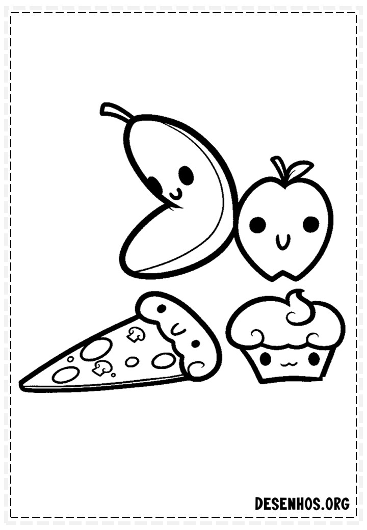 desenhos para colorir kawaii 112