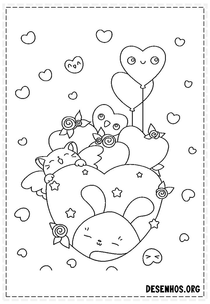 desenhos para colorir kawaii 119 desenhos para colorir kawaii 119