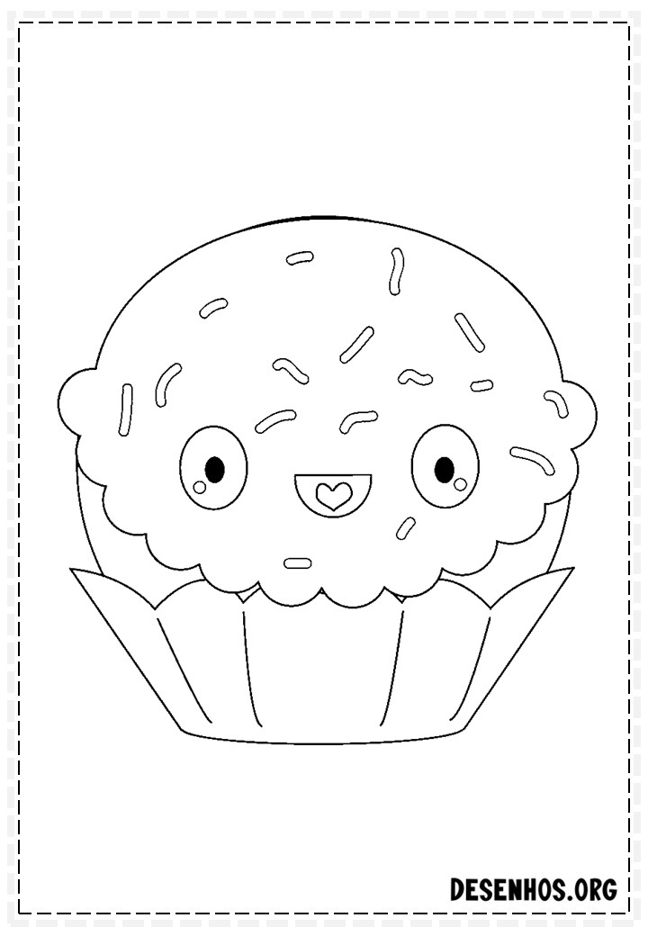 desenhos para colorir kawaii 134