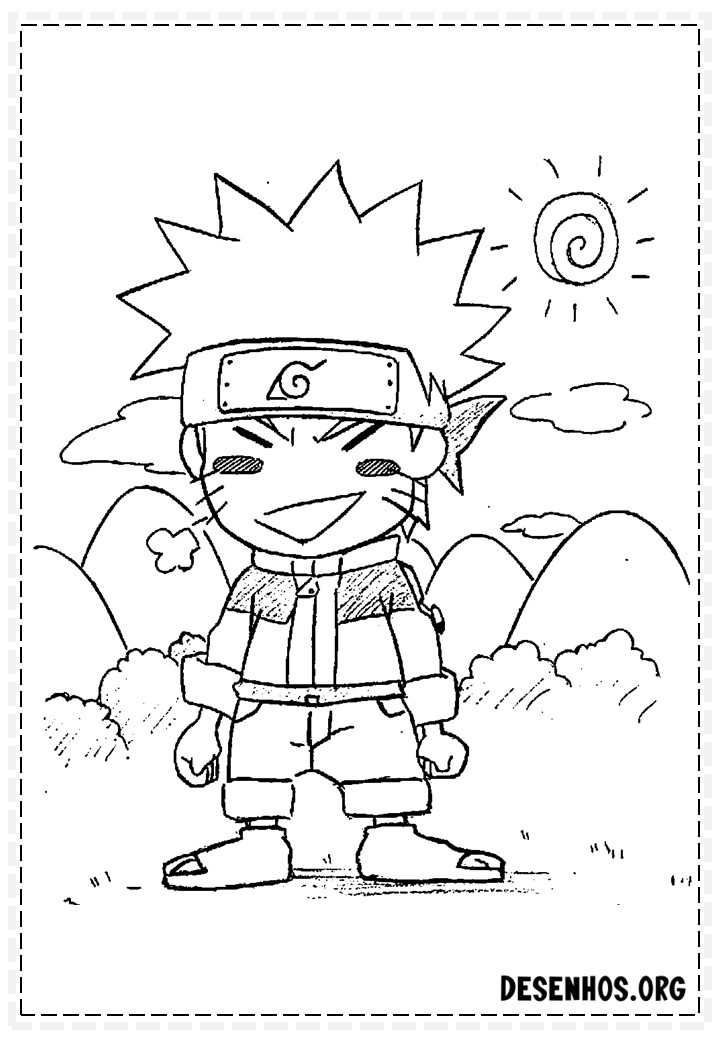 desenhos para colorir kawaii 136