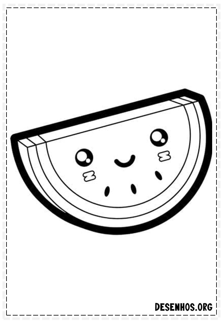 desenhos para colorir kawaii 257