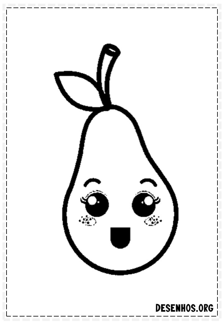 desenhos para colorir kawaii 260