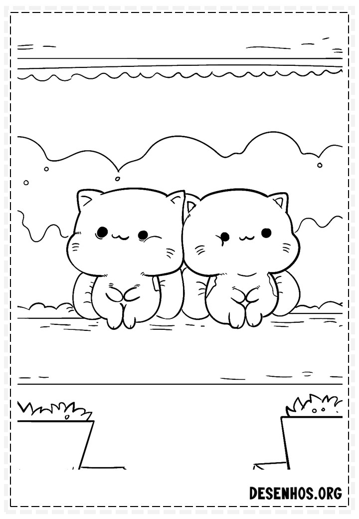 desenhos para colorir kawaii 290