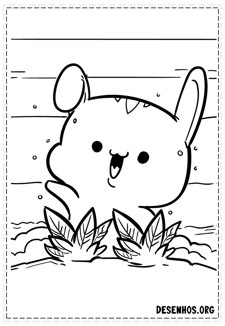 desenhos para colorir kawaii 294
