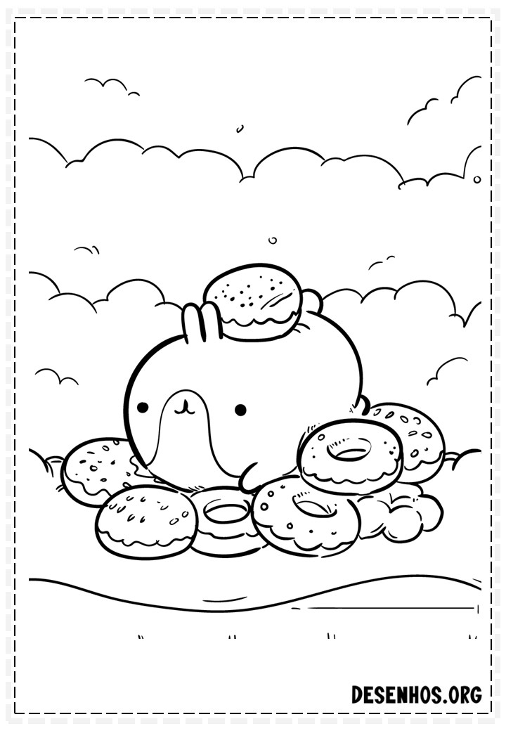 desenhos para colorir kawaii 296