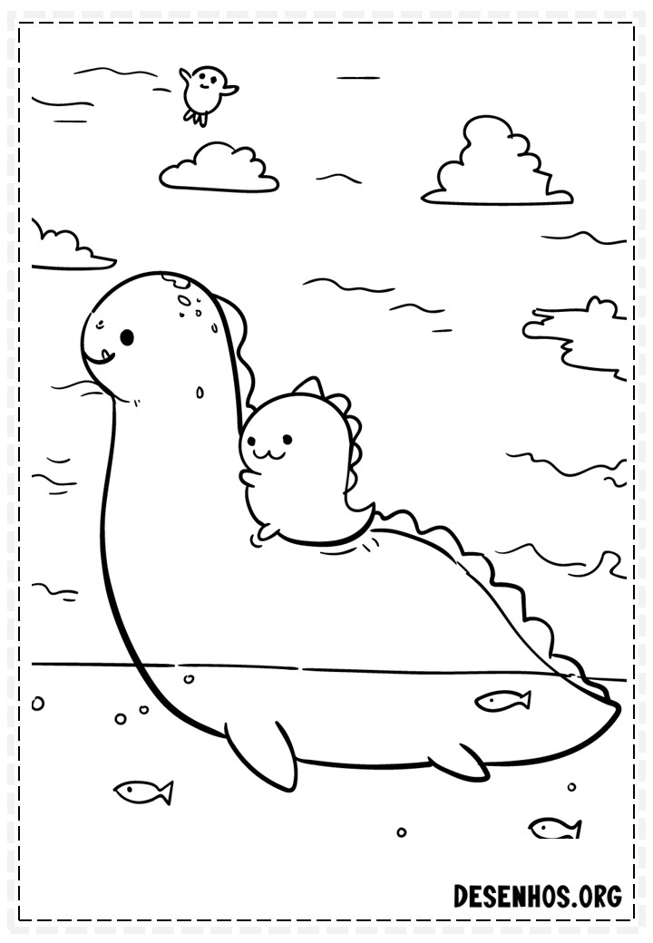 desenhos para colorir kawaii 299