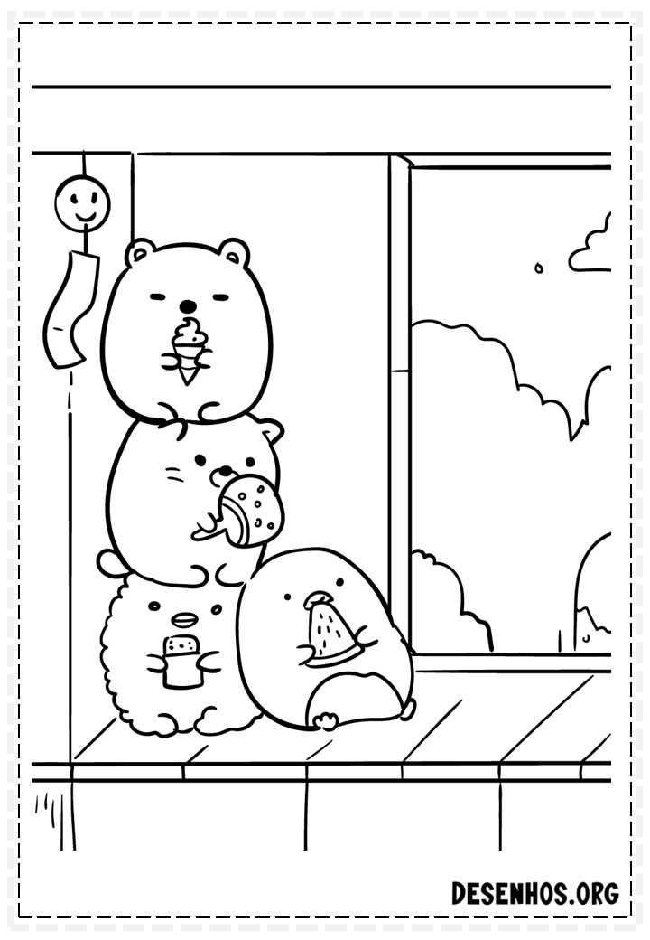 desenhos para colorir kawaii 300 desenhos para colorir kawaii 300