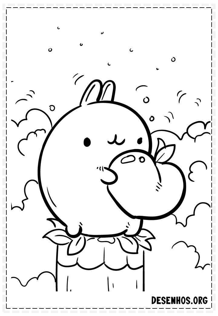 desenhos para colorir kawaii 301