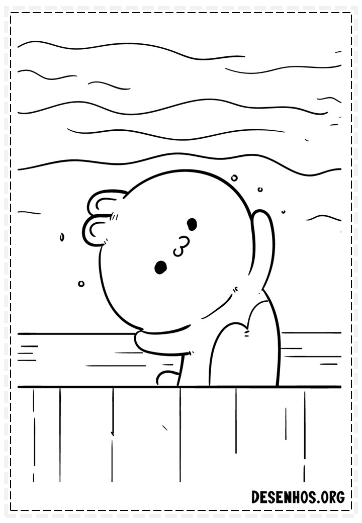 desenhos para colorir kawaii 305