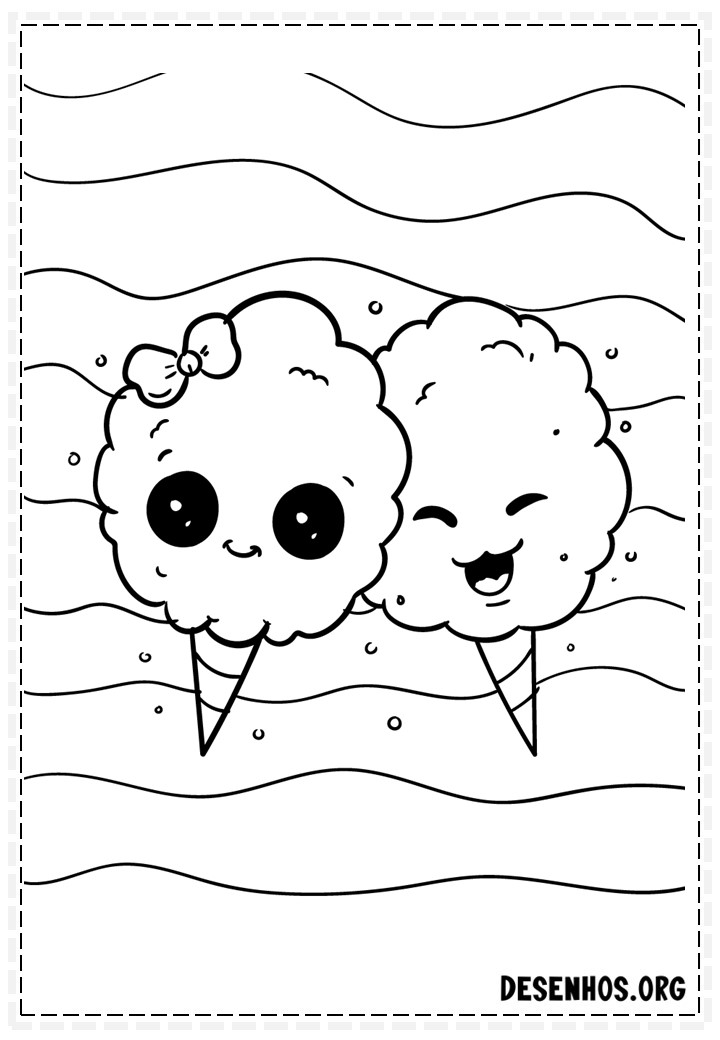 desenhos para colorir kawaii 308
